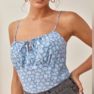 Reformation floral cami top